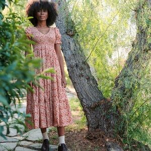 Christy Dawn Brooklyn Dress Mandarin Ditsy Field